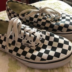 Checkered Lace-up Low top Vans